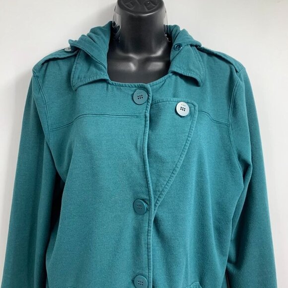 Skunkfunk Women's Double Button Connect Hooded Cotton Jacket Size S - Picture 5 of 11